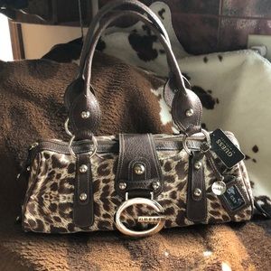 NWT GUESS Animal Print Purse